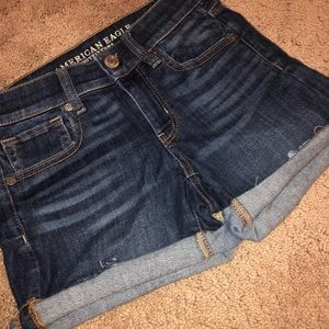 AEO midi shorts